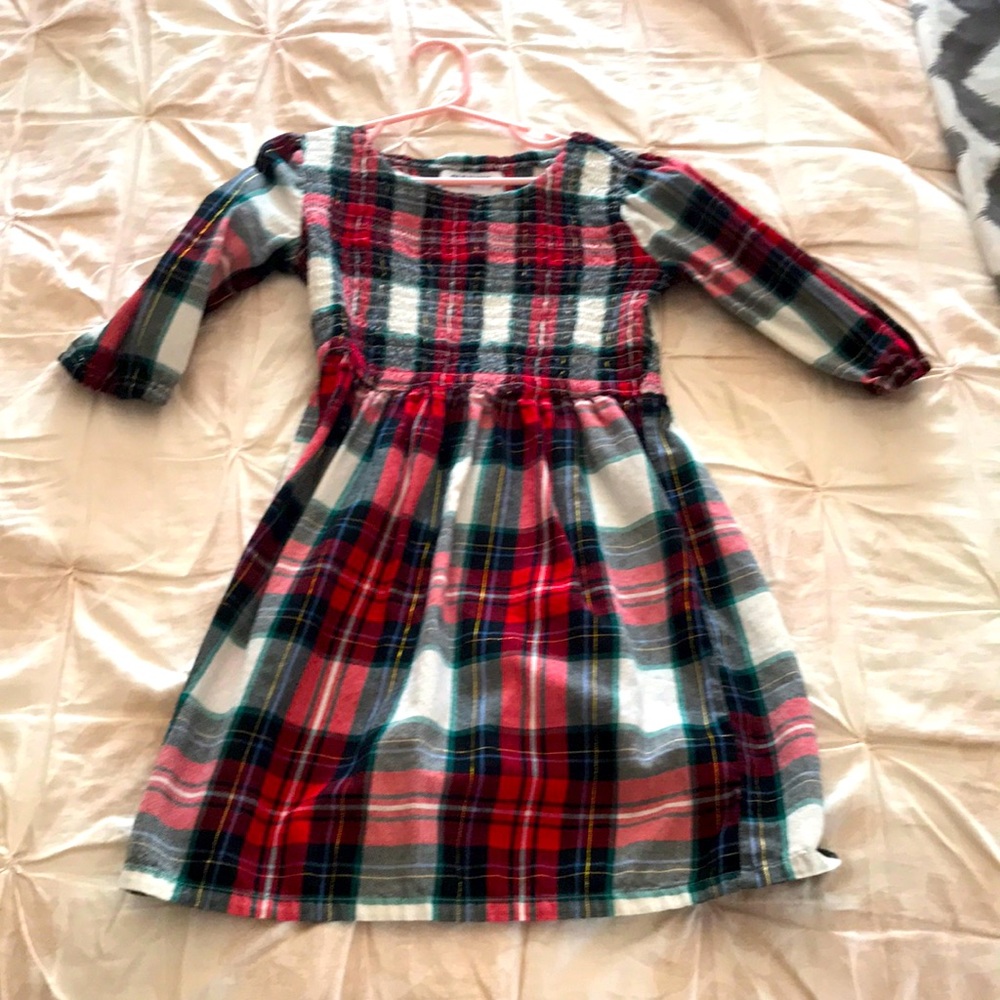 Old Navy red plaid dress